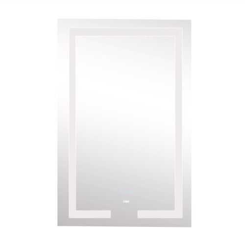 Дзеркало Lidz Kubis 500х800 з LED-підсвічуванням Touch, з антизапотіванням, з диммером, рег. яскравості LD78LF9365080