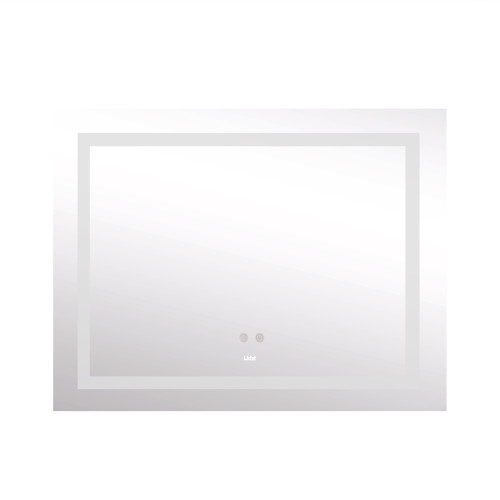 Дзеркало Lidz Kubis 1000х800 з LED-підсвічуванням Touch, з антизапітнінням, з диммером, рег. яскравості LD78LF61410080