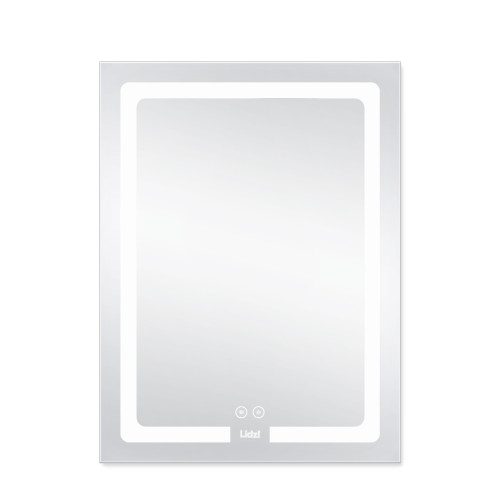 Дзеркало Lidz Kubis 600х800 з LED-підсвічуванням Touch, з антизапотіванням, з диммером, рег. яскравості LD78LF9376080