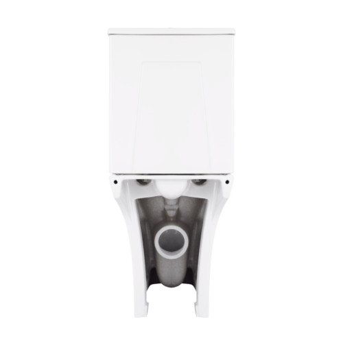 Унітаз-компакт Qtap Presto Quadro безободковий з сидінням Soft-close QT24221215AW
