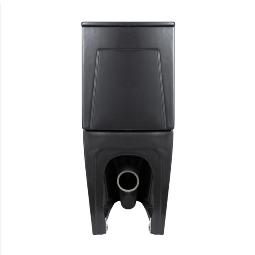 Унітаз для підлоги Qtap Scorpio Ultra Quiet безободковий з сидінням Soft-Close MATT BLACK QT14226088AMB