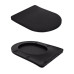 Унітаз для підлоги Qtap Scorpio Ultra Quiet безободковий з сидінням Soft-Close MATT BLACK QT14226088AMB