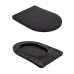 Унітаз для підлоги Qtap Robin Ultra Quiet безободковий з сидінням Soft-Close MATT BLACK QT13226083AMB