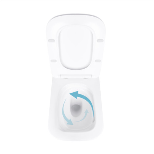 Унітаз підвісний Qtap Tern Ultra Quiet із сидінням із сидінням Soft-Close WHITE QT17332303AW