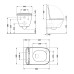 Унітаз підвісний Qtap Tern New Ultra Quiet з сидінням Soft-Close MATT BLACK QT17332303ASMB
