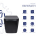 Унітаз підвісний Qtap Tern New Ultra Quiet з сидінням Soft-Close MATT BLACK QT17332303ASMB
