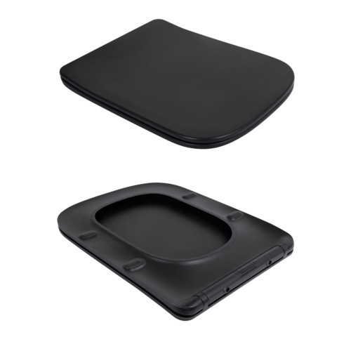 Унітаз підвісний Qtap Tern New Ultra Quiet з сидінням Soft-Close MATT BLACK QT17332303ASMB
