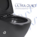 Унітаз підвісний Qtap Robin New Ultra Quiet з сидінням Soft-Close MATT BLACK QT13332381АSMB