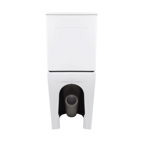 Унітаз для підлоги Qtap Virgo Ultra Quiet безободковий з сидінням Soft-Close WHITE QT18226092AW