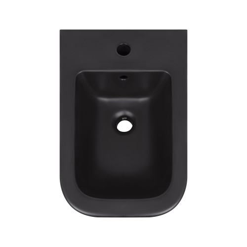 Біде підвісне Qtap Tern New 515x350x320 мм Matt Black QT17551303GMB