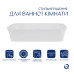 Раковина накладна Qtap Virgo N прямокутна без донного клапана WHITE QT18116308W