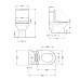 Унітаз-моноблок підлоговий Qtap Kolibri Ultra Quiet безободковий з сидінням Soft-close WHITE QT10226380W