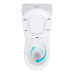 Унітаз-моноблок підлоговий Qtap Kolibri Ultra Quiet безободковий з сидінням Soft-close WHITE QT10226380W