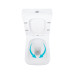 Унітаз підлоговий Qtap Aries Rimless безободковий з сидінням Soft-close WHITE QT03228302W