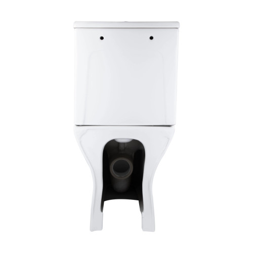 Унітаз підлоговий Qtap Aries Rimless безободковий з сидінням Soft-close WHITE QT03228302W