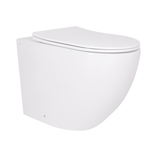 Унітаз підвісний Qtap Robin Ultra Quiet безободковий з сидінням Soft-close 520x365x365 мм WHITE
