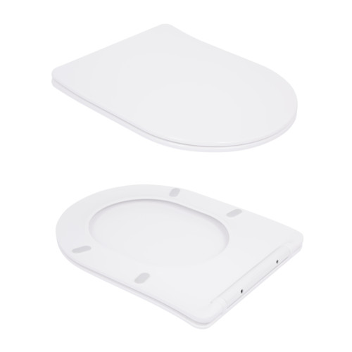 Унітаз підвісний Qtap Robin Ultra Quiet безободковий з сидінням Soft-close 520x365x365 мм WHITE