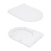 Унітаз підвісний Qtap Robin Ultra Quiet безободковий з сидінням Soft-close 520x365x365 мм WHITE