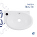 Раковина Qtap Leo 430x285x160 White QT11111008LW