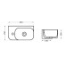 Раковина Qtap Tern 450х250х158 White QT1711H02LW
