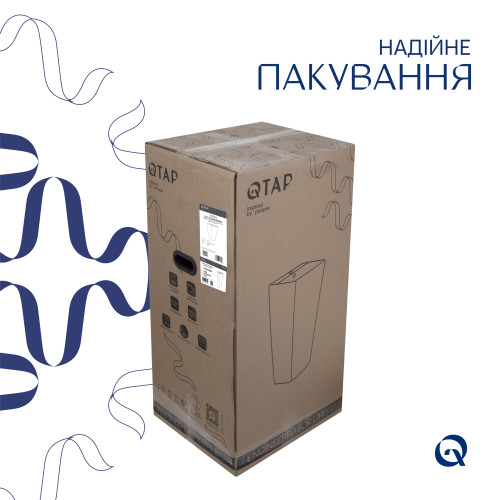 Раковина підлогова моноблок Qtap Tern 440х380х830mm White QT1711G302WN