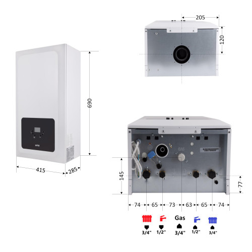 Котел газовий Airfel Optimum Premix 23 кВт
