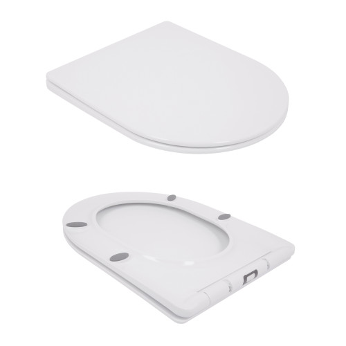 Унітаз підлоговий Qtap Jay Ultra Quiet з сидінням Soft-close 640x360x835 мм QT07222175TW White