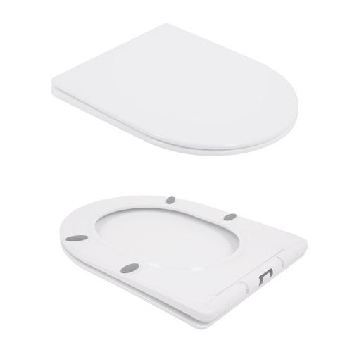 Унітаз підлоговий Qtap Swan Ultra Quiet із сидінням Soft-close 640x360x835 мм QT16222182TW White