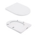 Унітаз підлоговий Qtap Swan Ultra Quiet із сидінням Soft-close 640x360x835 мм QT16222182TW White