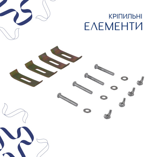 Комплект Qtap Stork: Раковина врізна овальна 570x390x210 мм White + Донний клапан PU02O