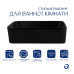 Комплект Qtap Tern: Раковина накладна прямокутна 480х370х135 мм Matt Black + Донний клапан PU03
