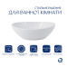 Комплект Qtap Dove: Раковина накладна овальна 415x340x140 мм White + Донний клапан PU02