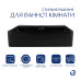 Комплект Qtap Nando LT: Раковина підвісна прямокутна 500х420х130 мм Matt Black + Донний клапан PU03O