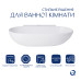 Комплект Qtap Cardinal: Раковина підвісна/накладна овальна 565х400х130 мм White + Донний клапан PU02