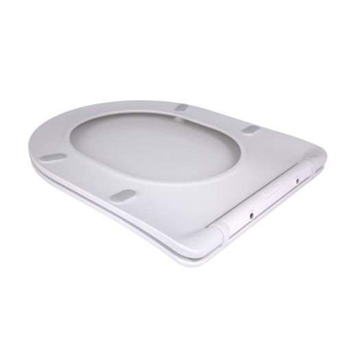 Qtap Сидіння для унітазу для підлоги (Dove) 425×363×30 мм, White, з мікроліфтом Slim Duroplast, Quick Release QT06228380BW3