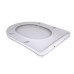 Qtap Сидіння для унітазу для підлоги (Dove) 425×363×30 мм, White, з мікроліфтом Slim Duroplast, Quick Release QT06228380BW3