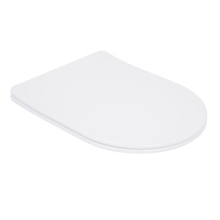 Qtap Сидіння для унітазу (Robin 520,660, Scorpio 520,660) 460x362x50 мм, White, з мікроліфтом, Slim Duroplast, Quick Release QTSC179W47351