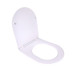 Qtap Сидіння для унітазу (Robin 520,660, Scorpio 520,660) 460x362x50 мм, White, з мікроліфтом, Slim Duroplast, Quick Release QTSC179W47351