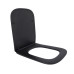Qtap Сидіння для унітазу (Tern 490) 435x344x50 мм, Matt Black, з мікроліфтом, Slim Duroplast, Quick Release QTSC179MB47354
