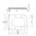 Qtap Сидіння для унітазу (Gemini) 435x357x37 мм, Matt Black, з мікроліфтом, Slim Duroplast, Quick Release QT99HY2312MB