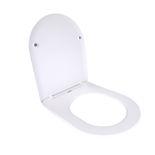 Qtap Сидіння для унітазу для підлоги (Grand) 560×363×30 мм, White, з мікроліфтом, Slim Duroplast, Quick Release QT26228301W3