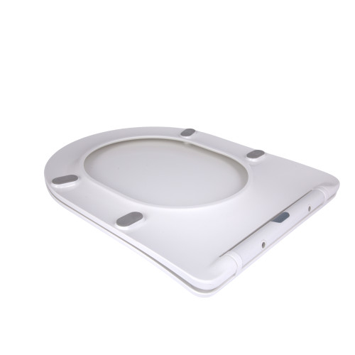 Qtap Сидіння для унітазу для підлоги (Grand) 560×363×30 мм, White, з мікроліфтом, Slim Duroplast, Quick Release QT26228301W3