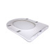 Qtap Сидіння для унітазу для підлоги (Grand) 560×363×30 мм, White, з мікроліфтом, Slim Duroplast, Quick Release QT26228301W3