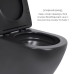 Комплект Qtap Robin Matt Black 2 в 1: унітаз підвісний Ultra Quiet QT13332381АSMB + біде підвісне QT1355046FMB