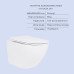 Акційний набір: Унітаз підвісний Jay Ultra Quiet QT07335177W 485х360х320 + Tern Ultra Quiet QT17332303ASW 490x365x325