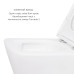 Акційний набір: Унітаз підвісний Jay Ultra Quiet QT07335177W 485х360х320 + Tern Ultra Quiet QT17332303ASW 490x365x325
