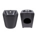 Акційний набір: Унітаз для підлоги Robin Ultra Quiet QT13226083AMB 660x360x855 Black + Біде для підлоги Robin QT13442141CMB 565x360x405 Black