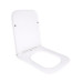 Qtap Сидіння для унітазу підлогового (Aries) 445×360×30 мм, White, з мікроліфтом, Slim Duroplast, Quick Release QT03228302W3