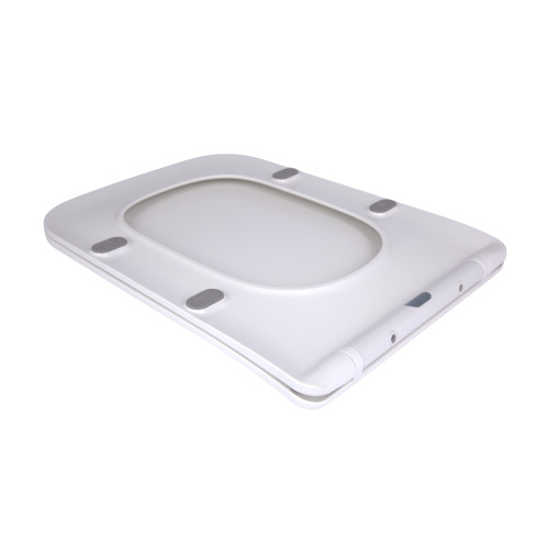 Qtap Сидіння для унітазу підлогового (Aries) 445×360×30 мм, White, з мікроліфтом, Slim Duroplast, Quick Release QT03228302W3