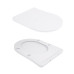 Унітаз підвісний Qtap Scorpio безободковий Ultra Quiet з сидінням Soft-close QT14332380ASW